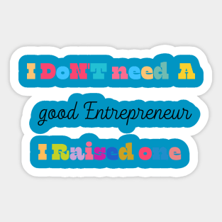 Enterpreneur Sticker